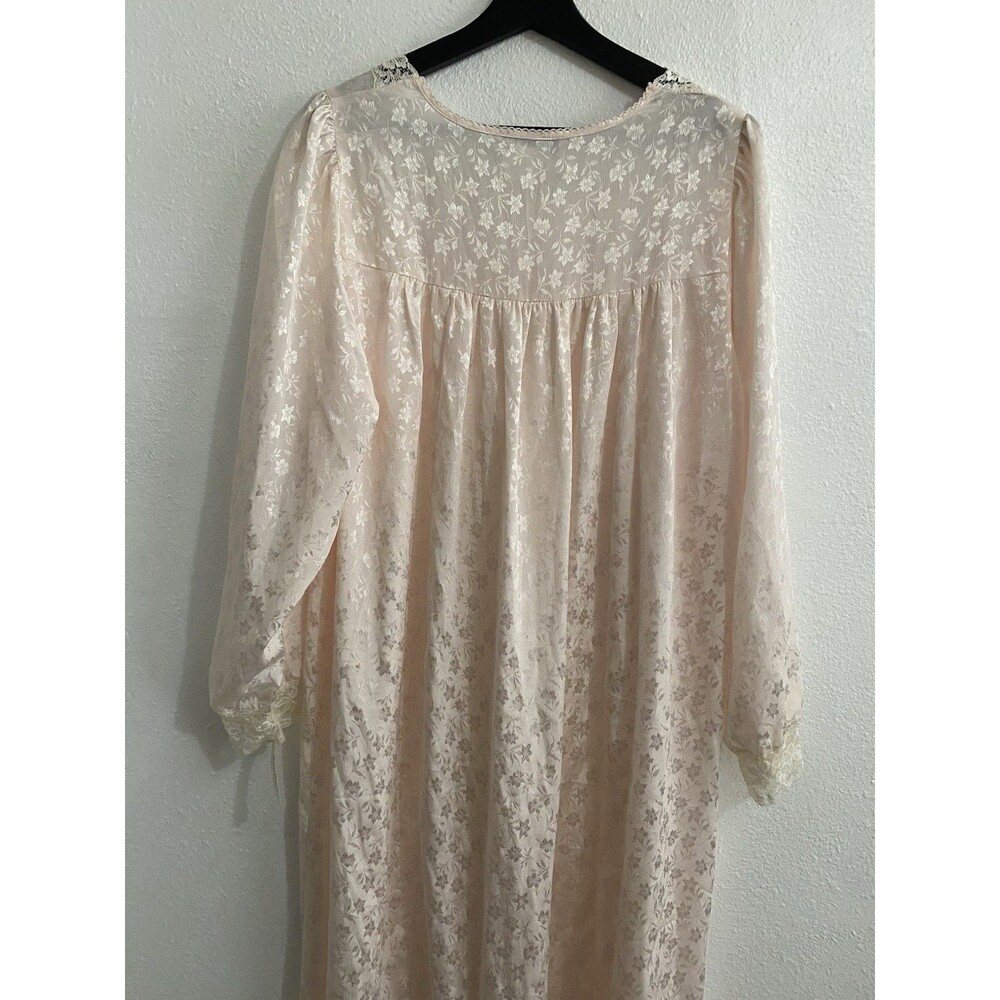 New Vintage Christian Dior Women’s Nightgown Pastel Pink M Neiman Marcus J31 - Picture 6 of 10